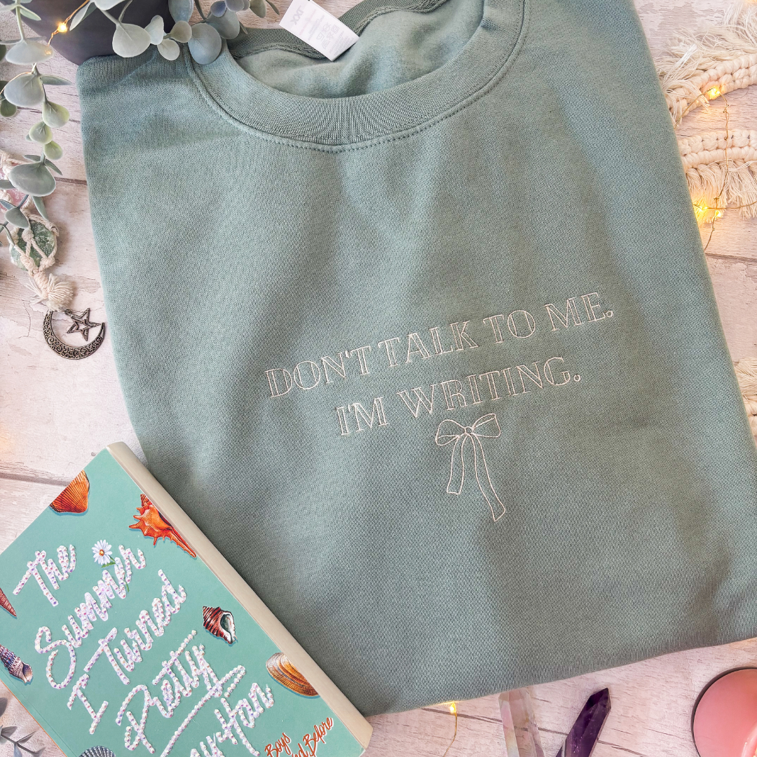 Don't Talk to Me, I'm Writing