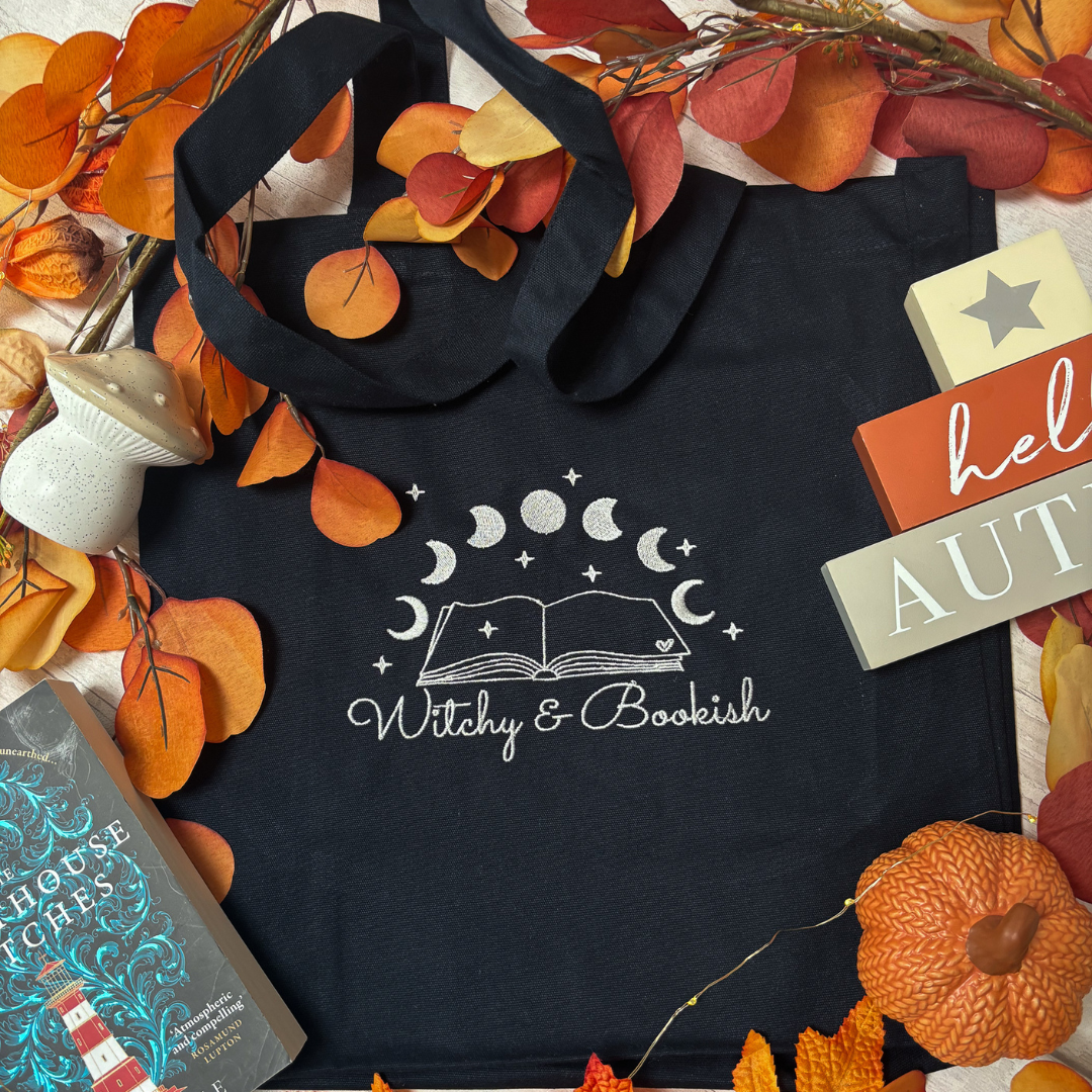 Witchy and Bookish Tote Bag