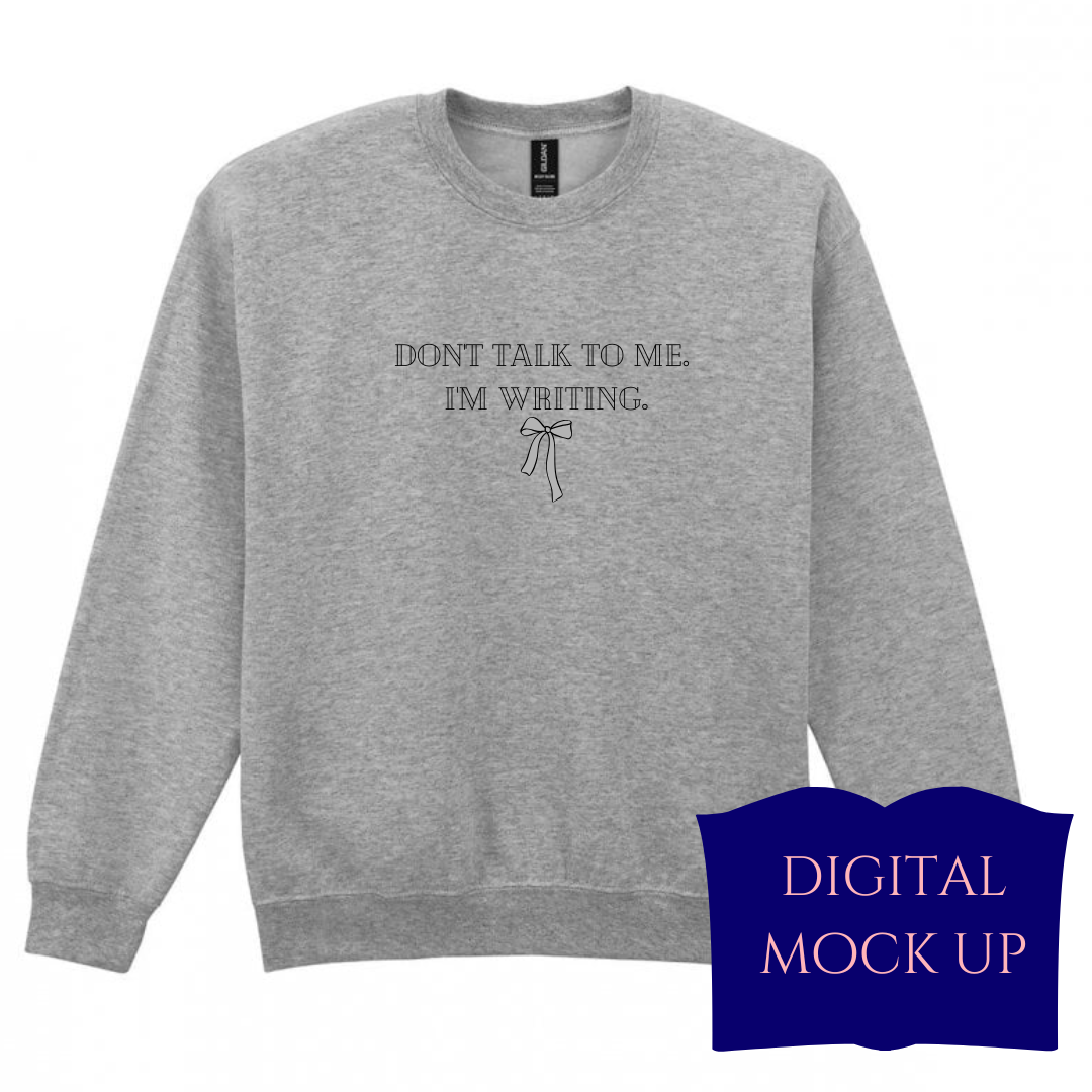 Don't Talk to Me, I'm Writing