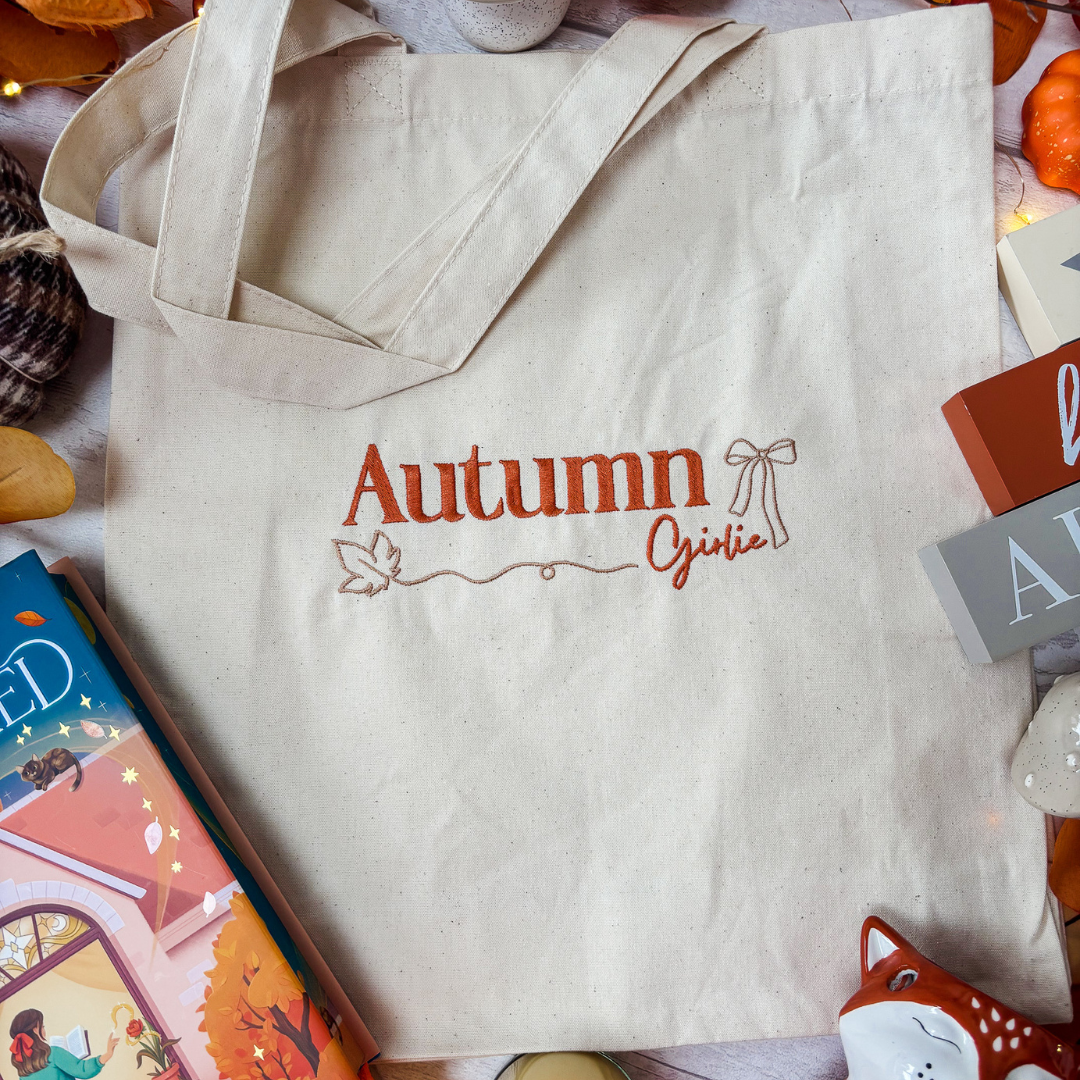 Autumn Girlie Tote Bag