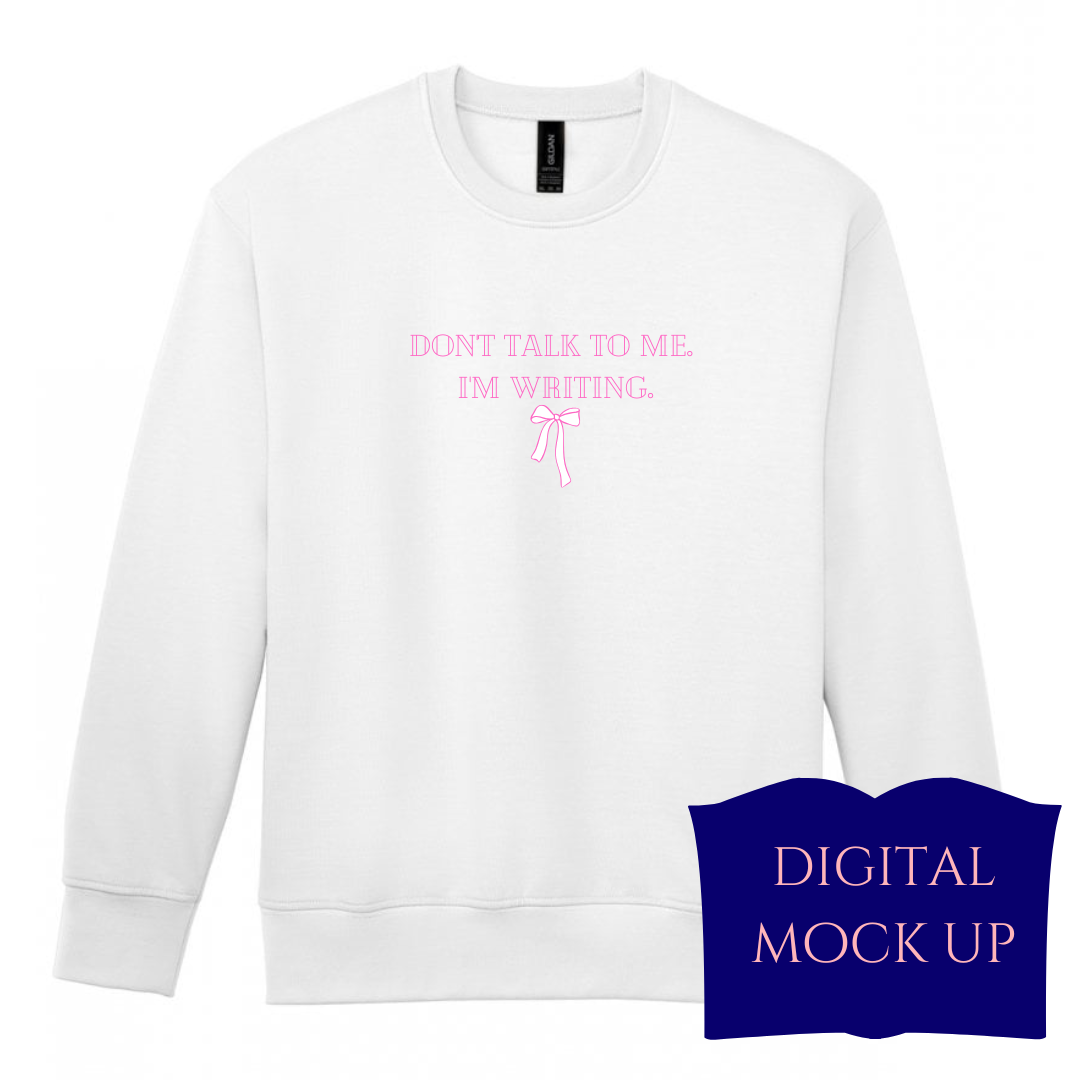 Don't Talk to Me, I'm Writing