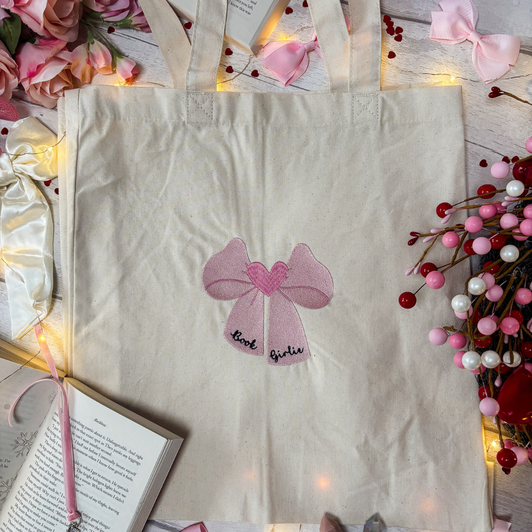 Book Girlie Tote Bag