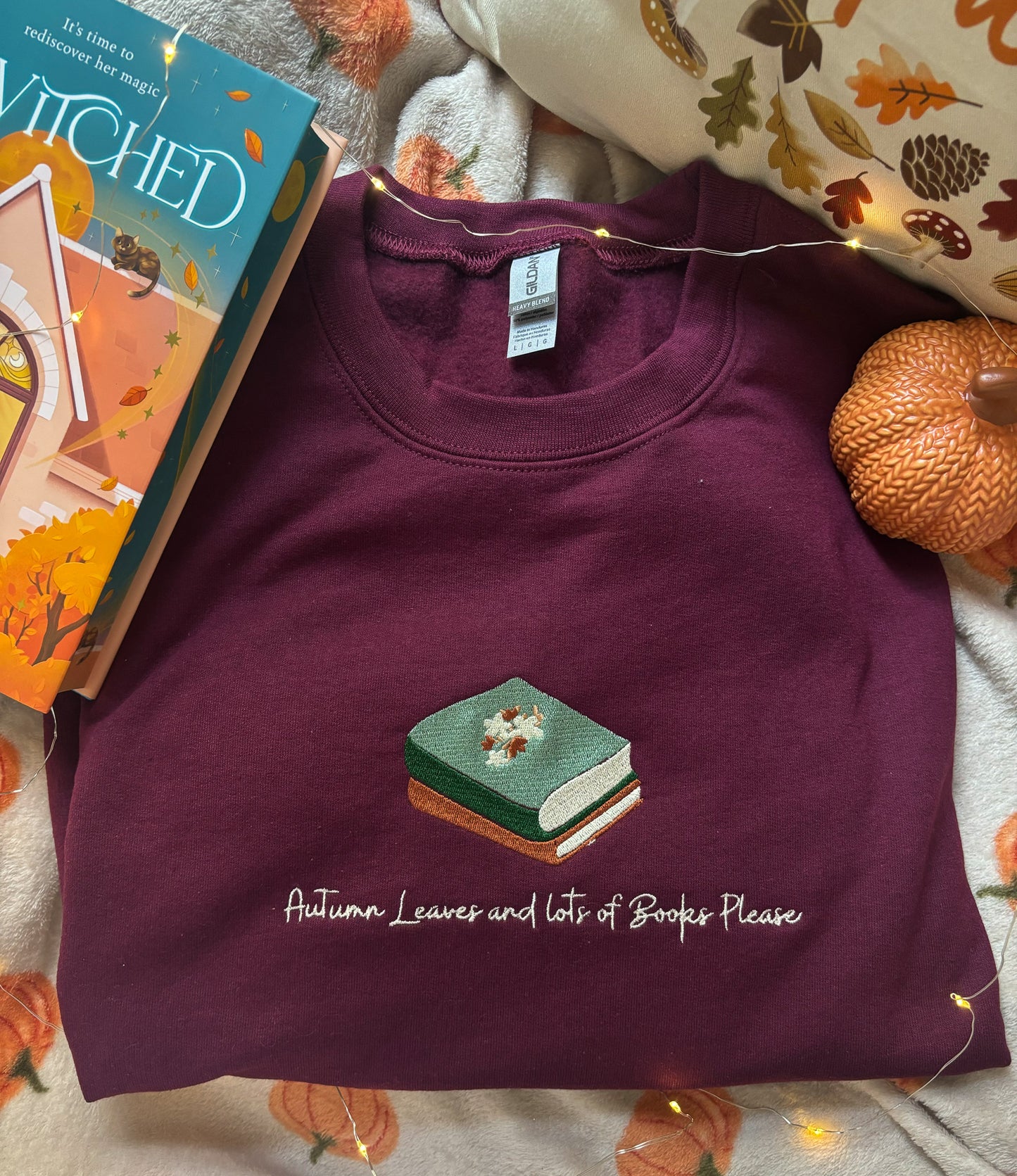 Autumn Leaves and Lots of Books