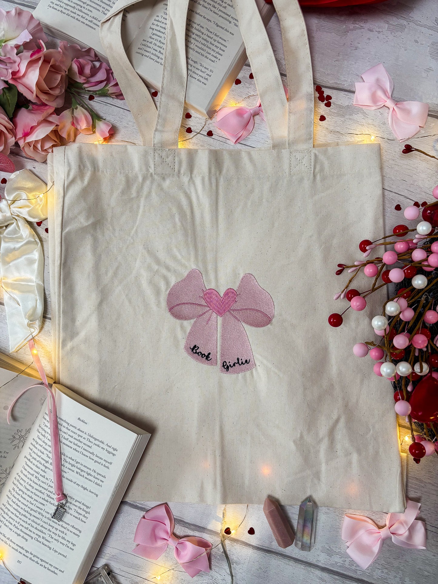 Book Girlie Tote Bag