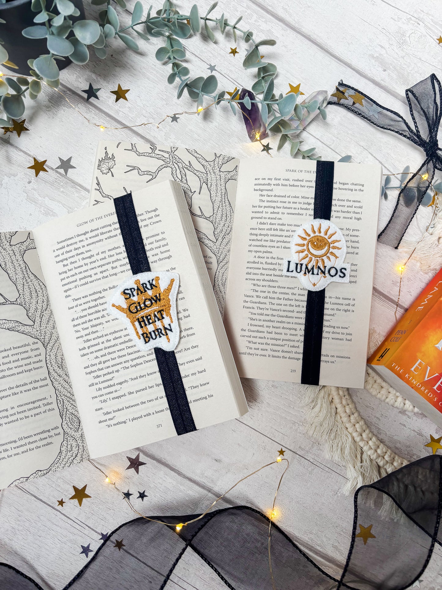 Spark, Glow, Heat, Burn Bookband