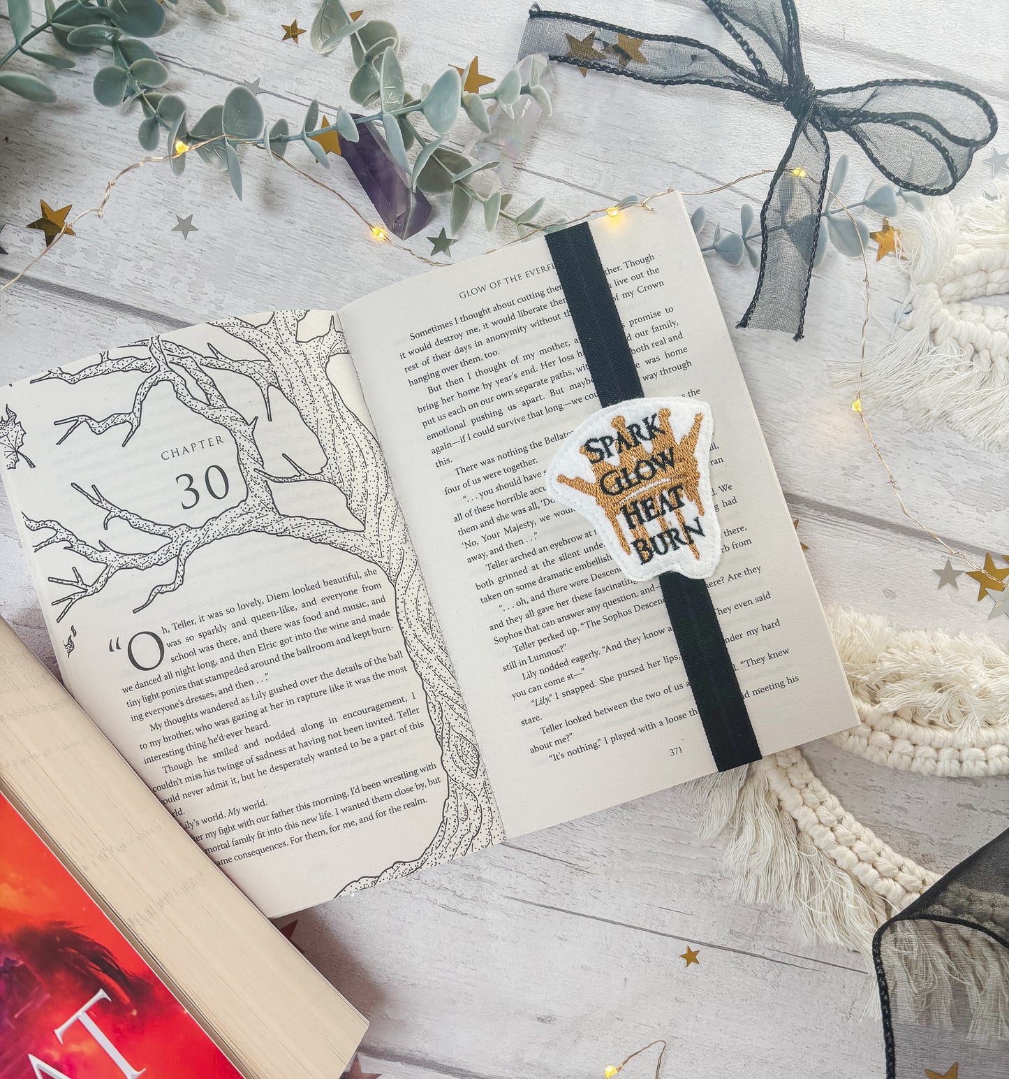 Spark, Glow, Heat, Burn Bookband