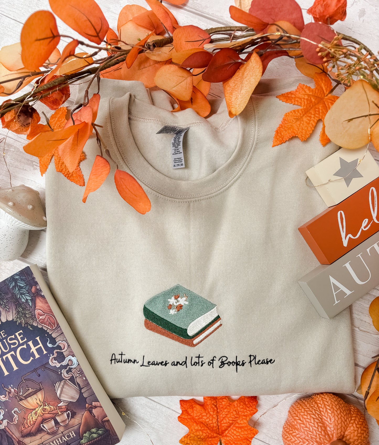 Autumn Leaves and Lots of Books