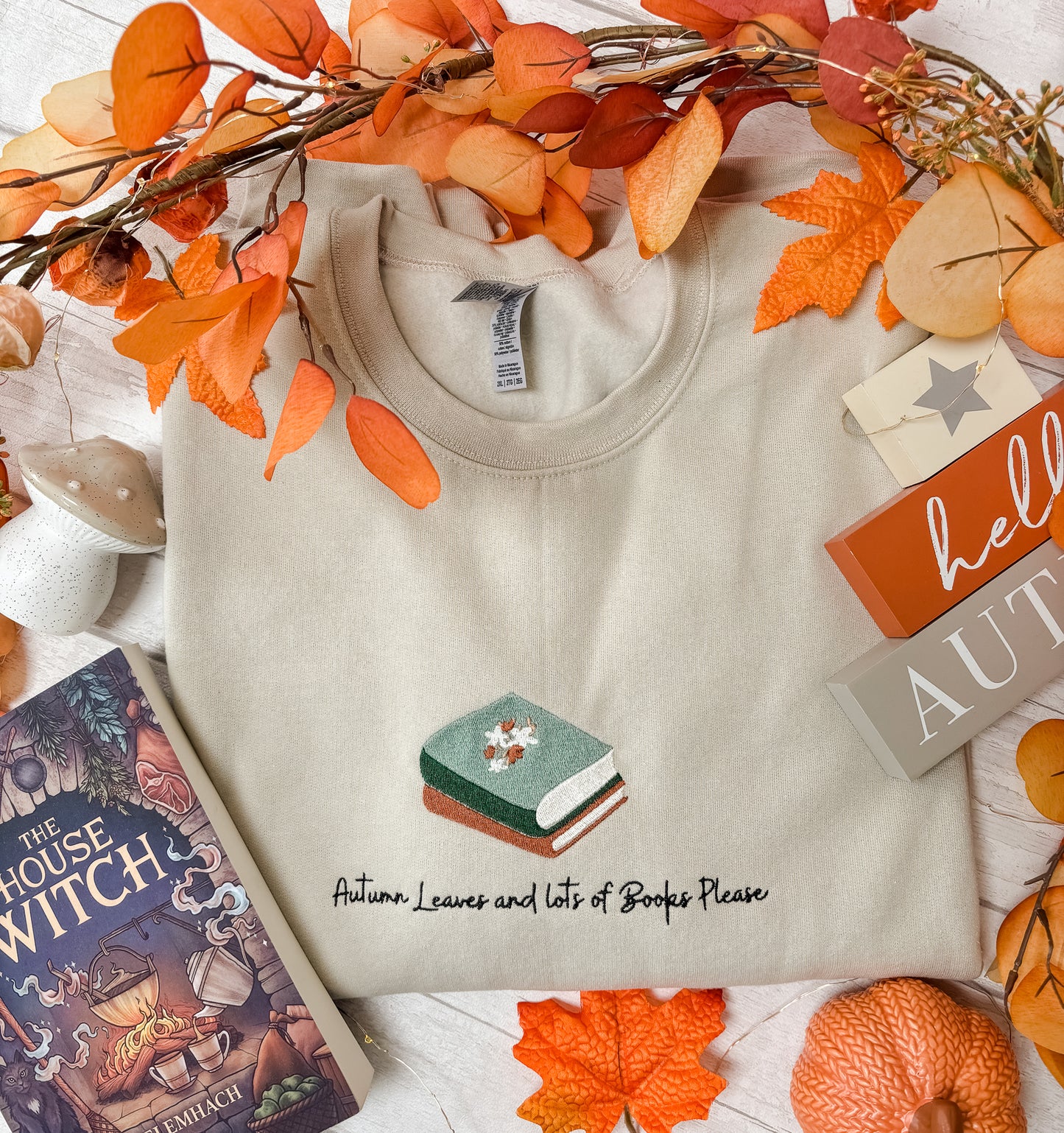 Autumn Leaves and Lots of Books
