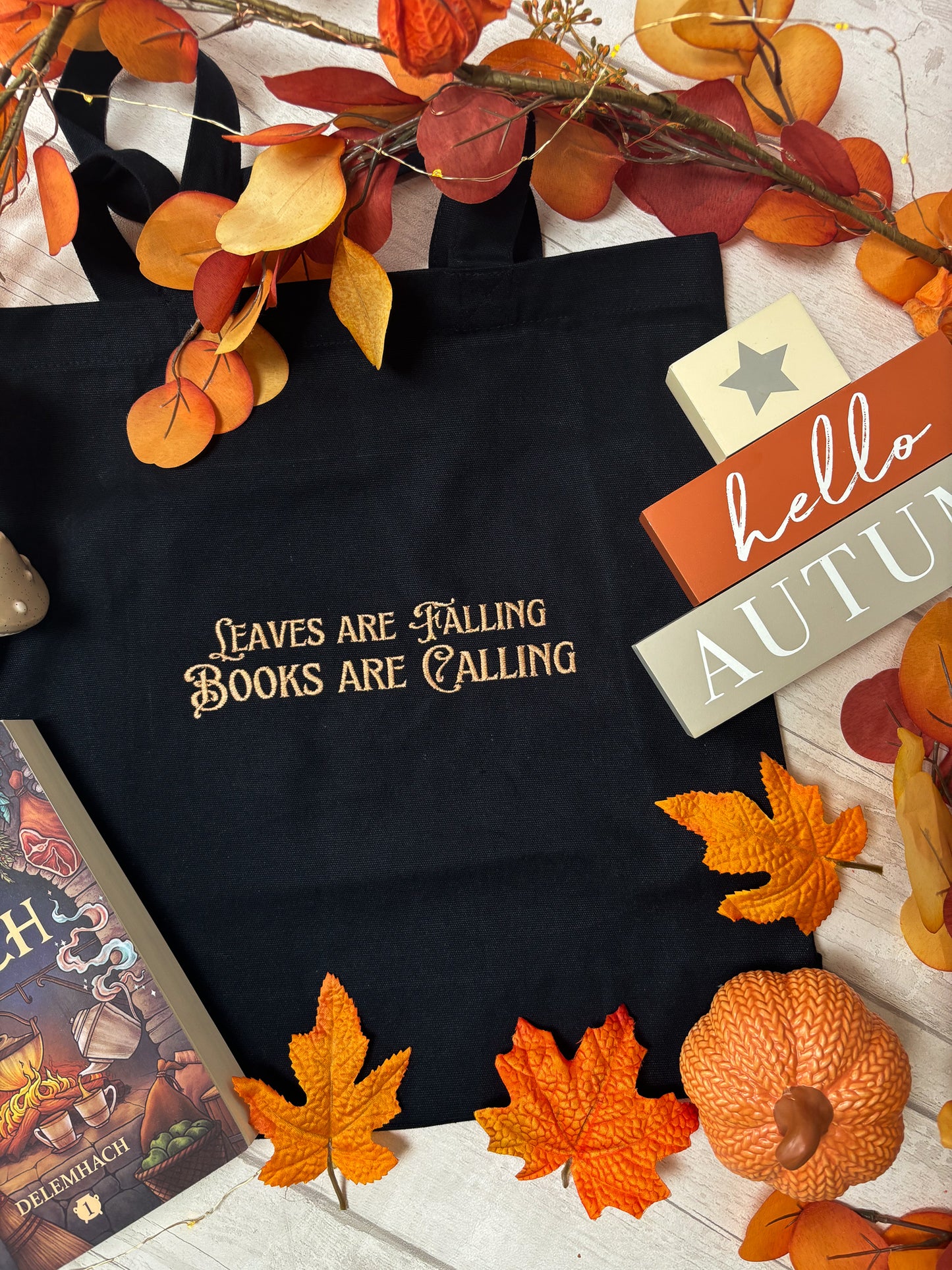 Leaves are Falling Tote Bag