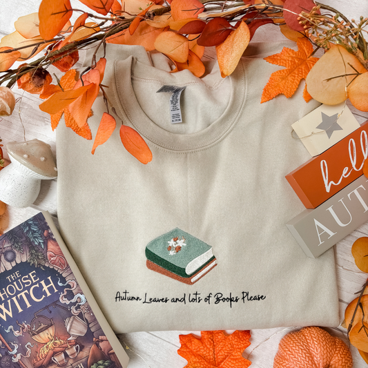 Autumn Leaves and Lots of Books