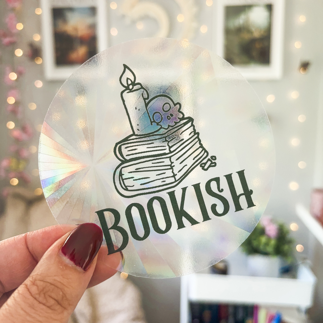 Bookish Rainbow Sun Catcher Window Sticker