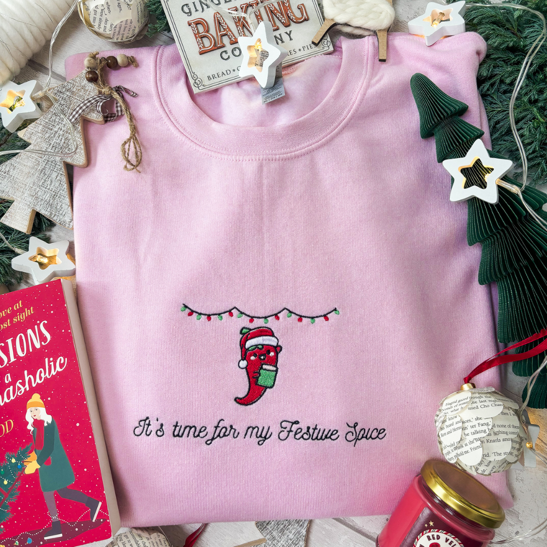 Festive Spice XXL Pink Jumper