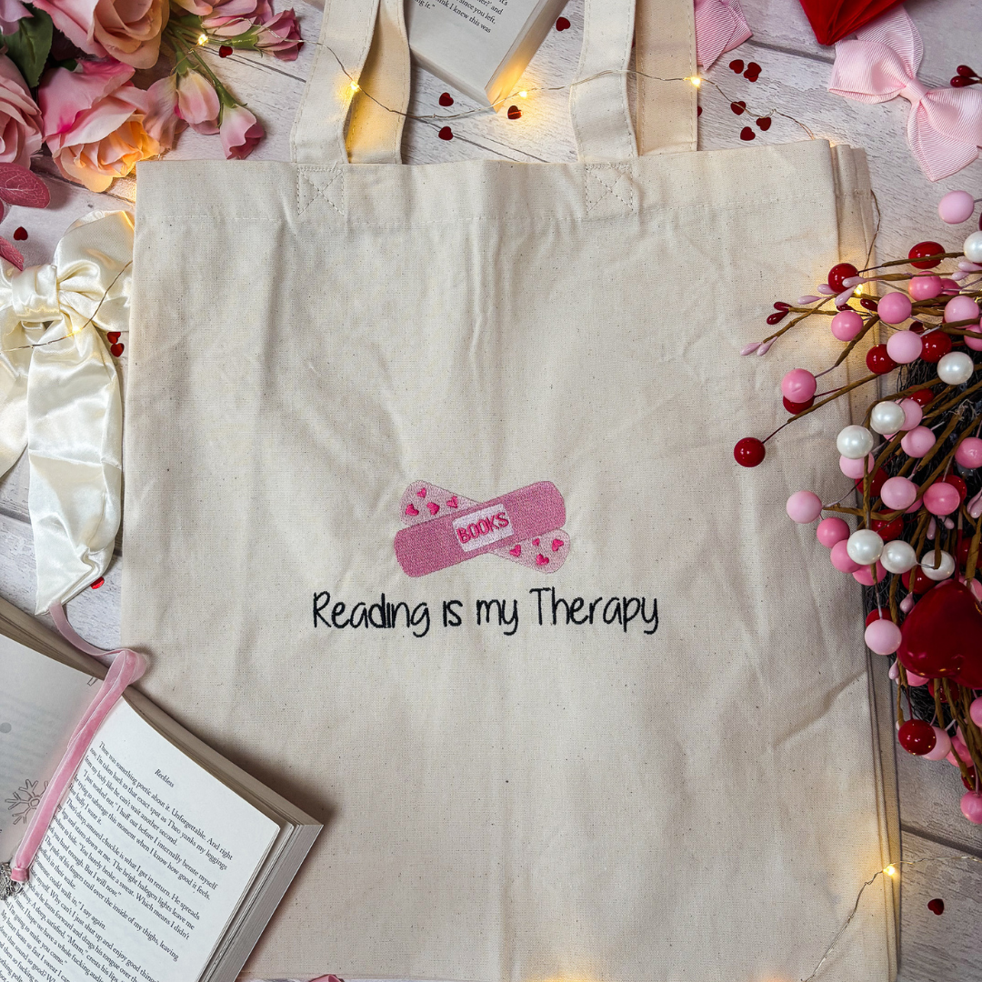 Reading is my Therapy Tote Bag