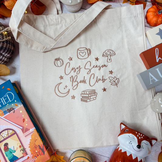 Cosy Season Book Club Tote Bag