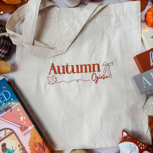 Autumn Girlie Tote Bag