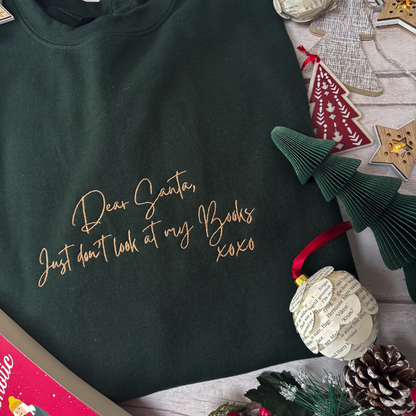 Dear Santa, Don't Look At My Books