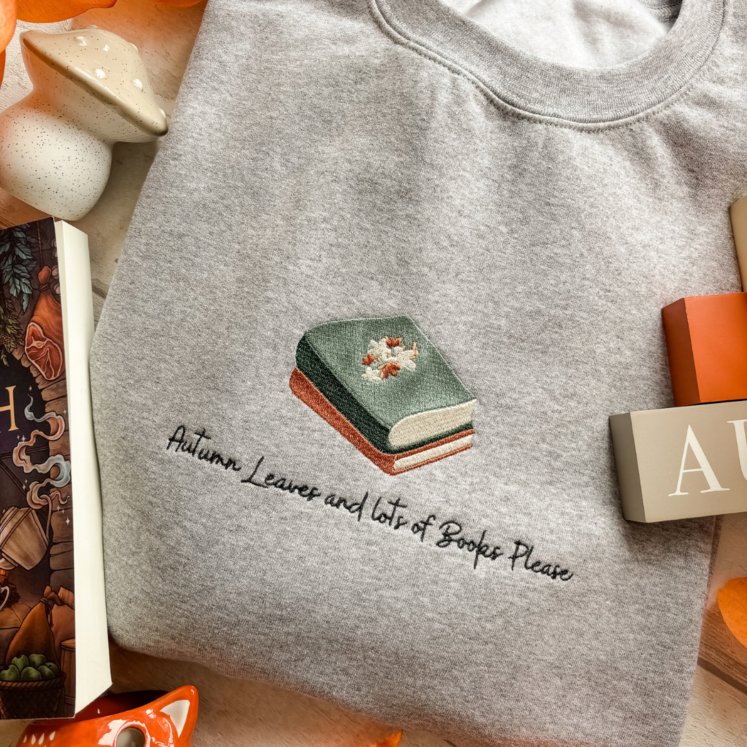 Autumn Leaves and Lots of Books