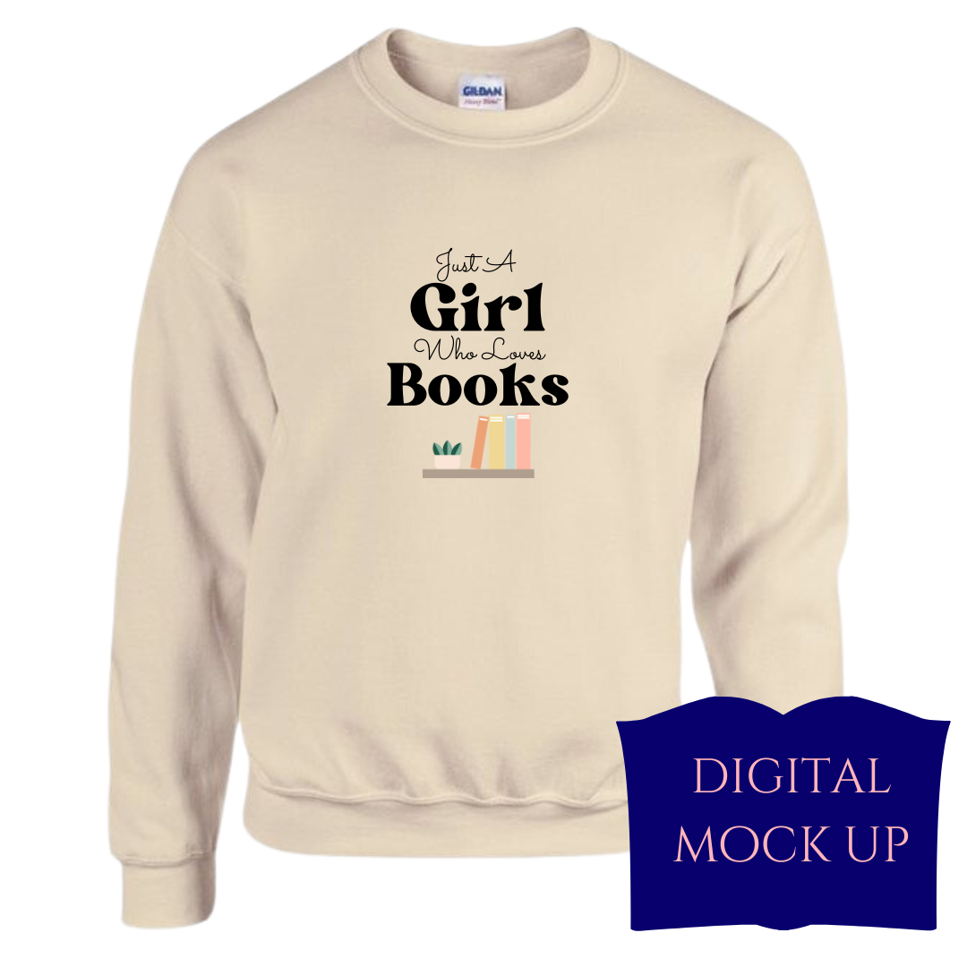 Just A Girl Who Loves Books, Housse De Livre Avec Fermeture
