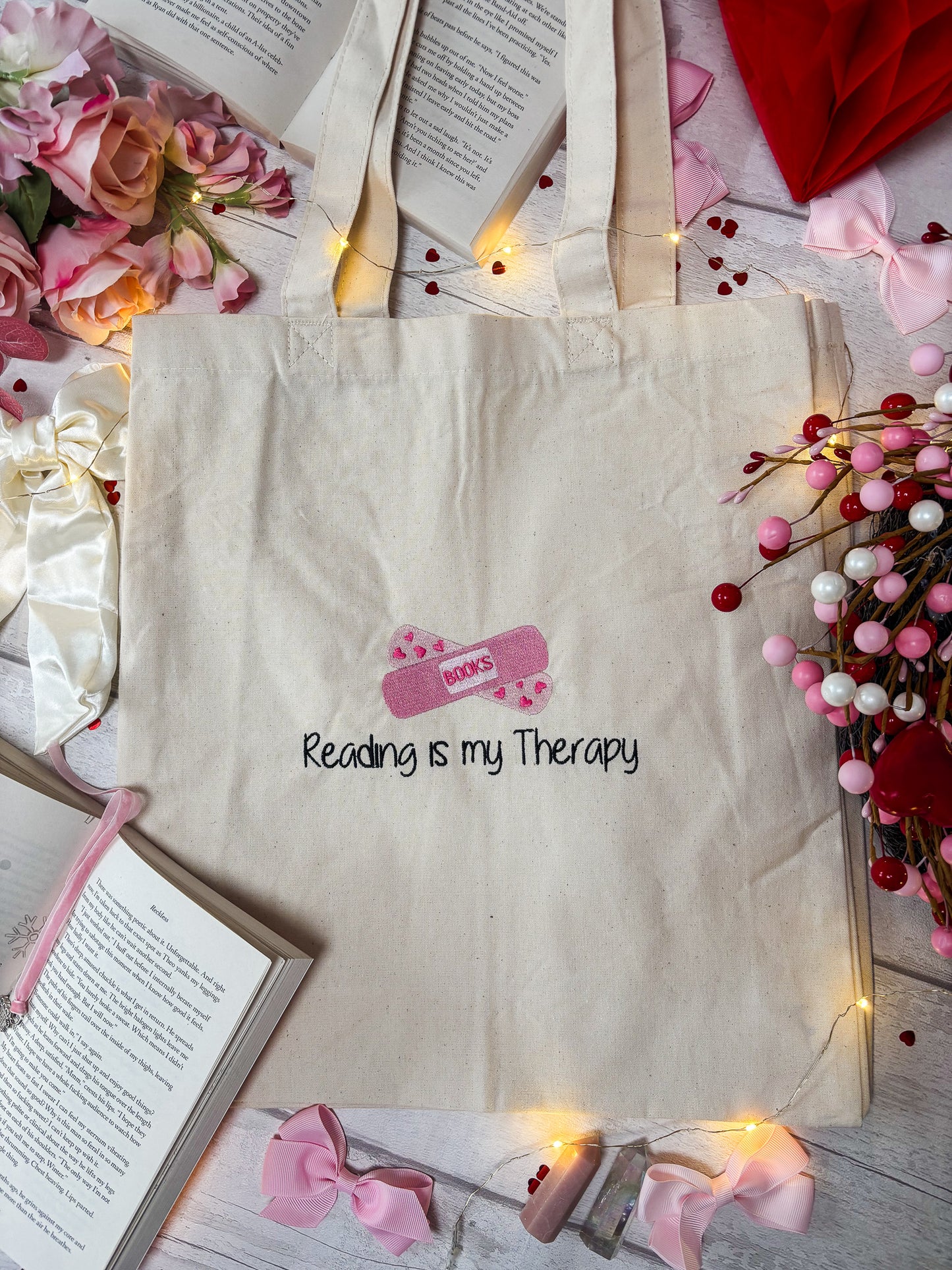 Reading is my Therapy Tote Bag