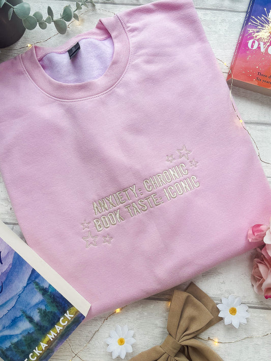 XXL - Anxiety Chronic Pink Sweatshirt
