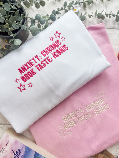 Anxiety: Chronic, Book Taste: Iconic