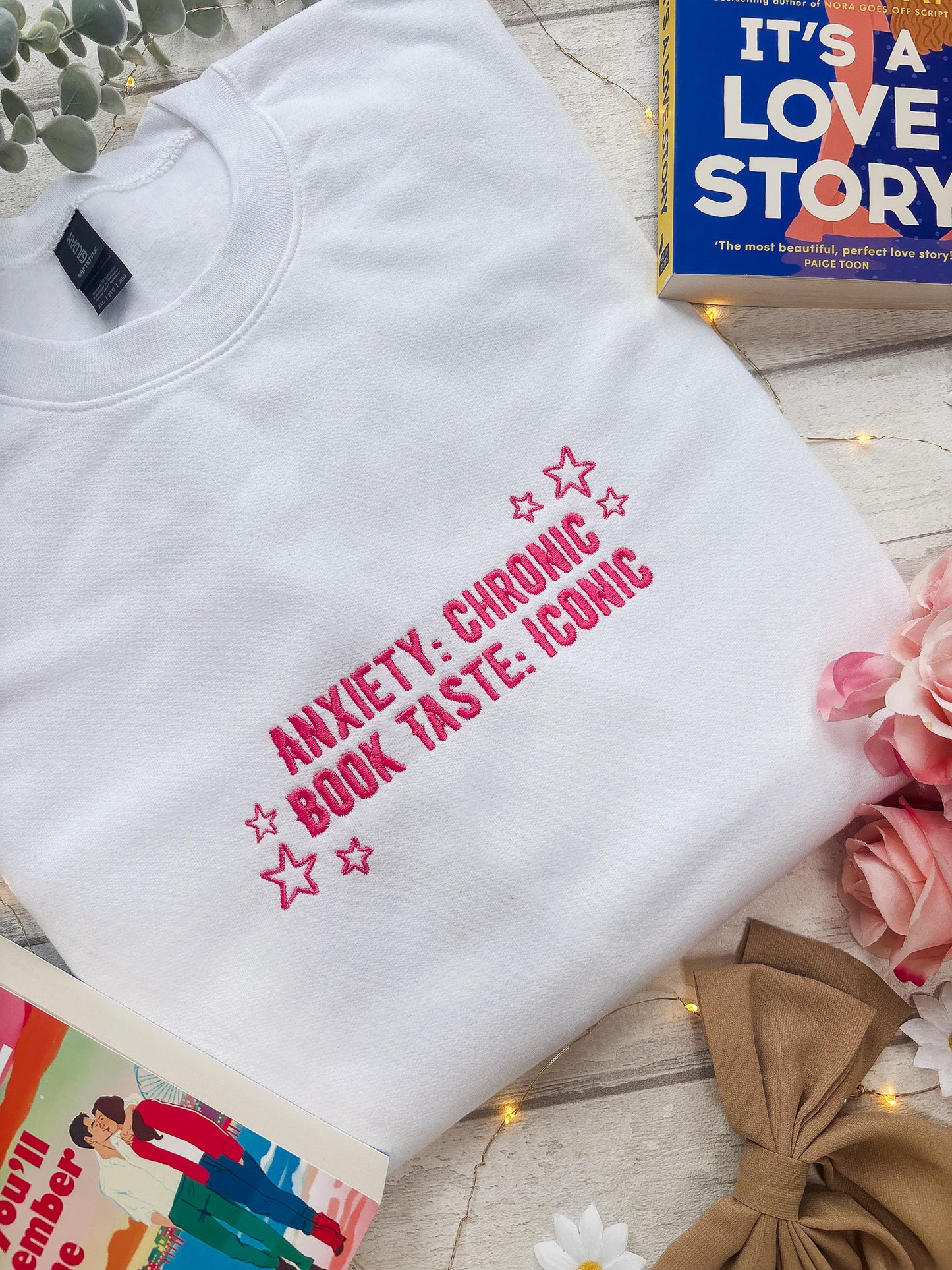 XXL - Anxiety Chronic White Sweatshirt