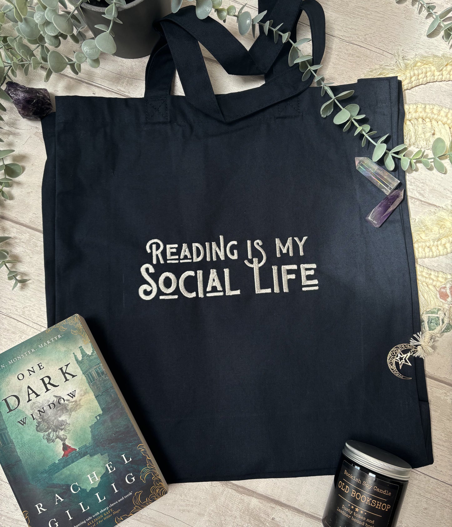 Reading is my Social Life Tote Bag