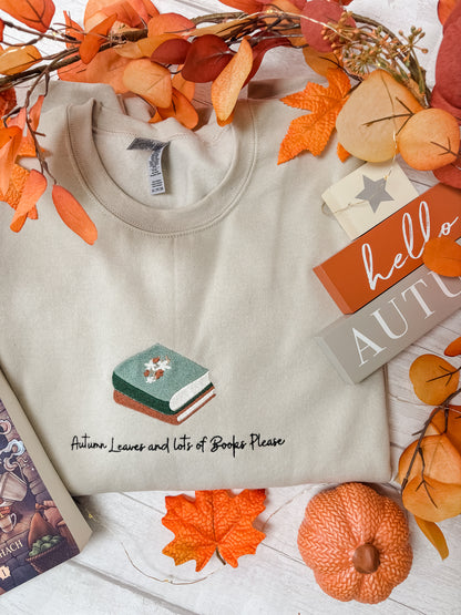 Autumn Leaves and Lots of Books